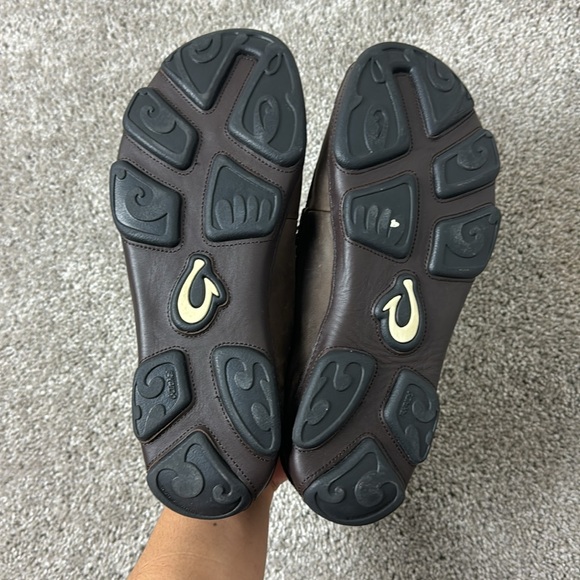 OluKai Brown Leather Loafers - Picture 4 of 6